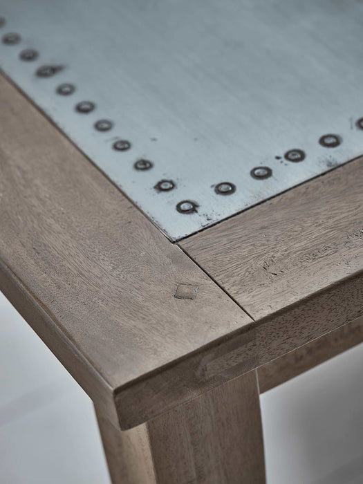 Hampton Zinc Topped Dining Table