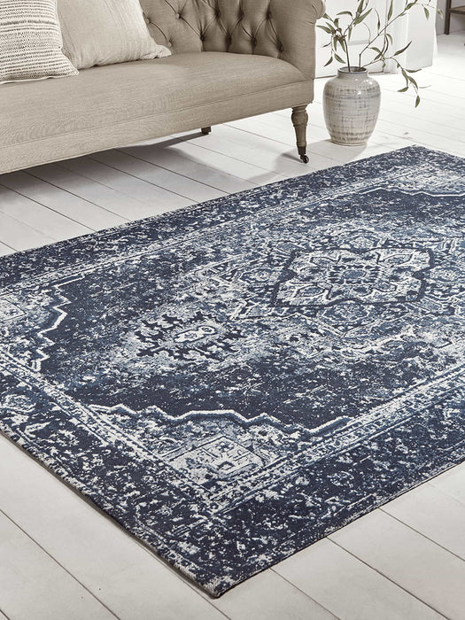 Heriz Indigo Rug