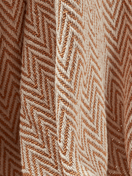 Herringbone Throw - Mustard