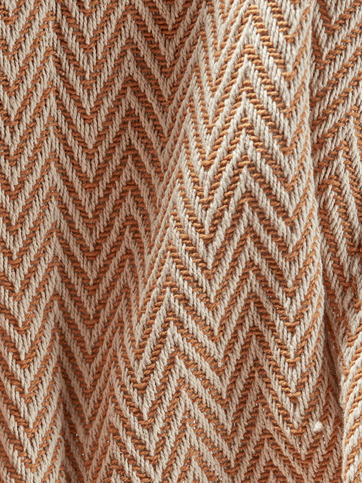 Herringbone Throw - Mustard