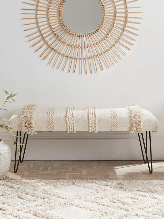 Tasselled Hairpin Bench