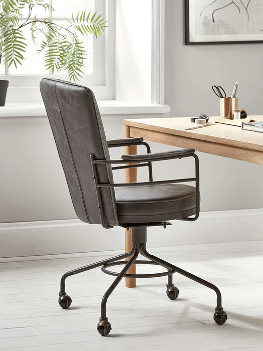 Industrial Style Office Chair - Grey