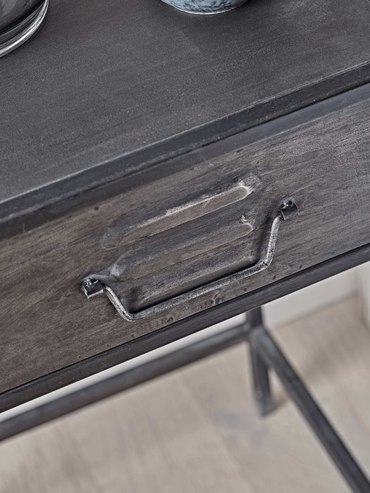 Industrial Metal Bedside Table