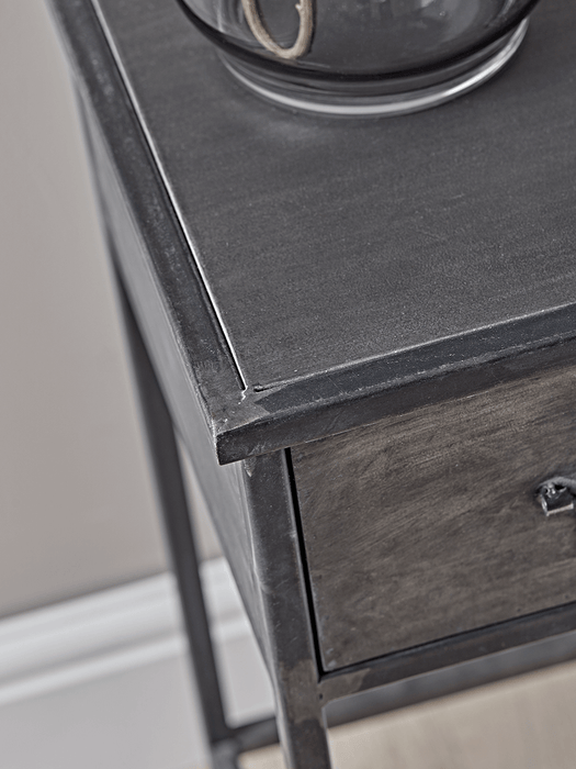 Industrial Metal Bedside Table