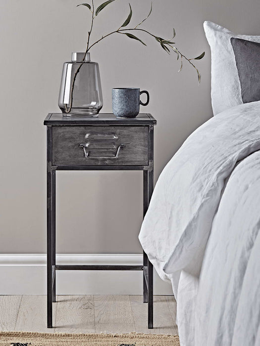 Industrial Metal Bedside Table
