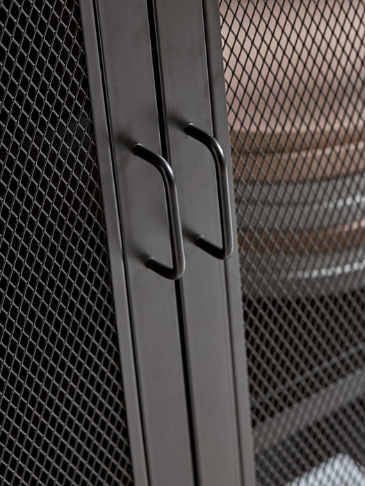 Iron Mesh Cabinet - Wide