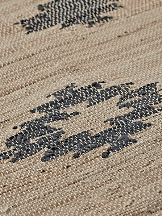 Jute Ikat Bedside Rug