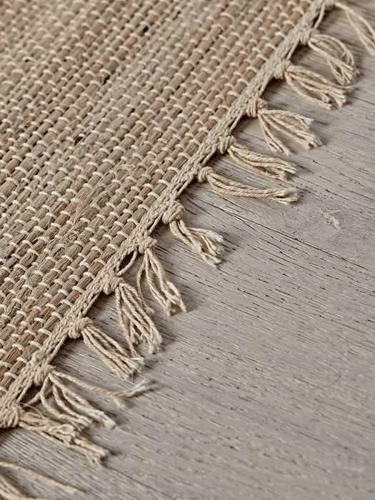 Jute Ikat Bedside Rug