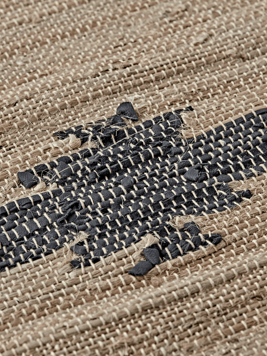 Jute Ikat Bedside Rug