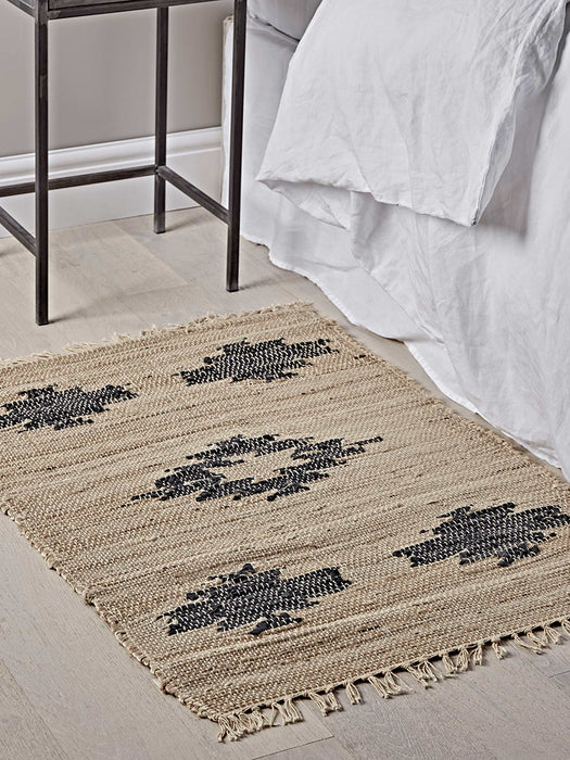 Jute Ikat Bedside Rug