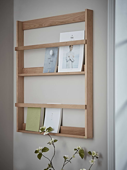 Oak Magazine Rack - Large