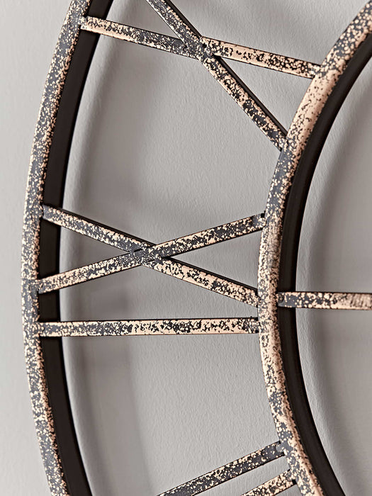 Distressed Indoor Outdoor Clock - Large