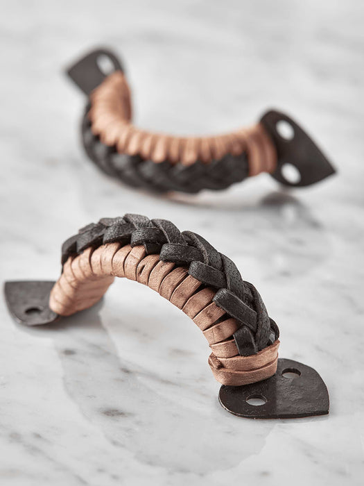 Leather Braided Handle