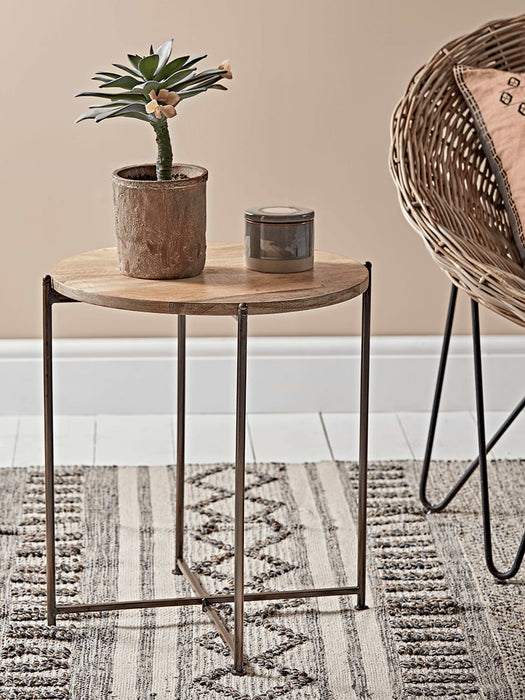 Mango Wood Side Table