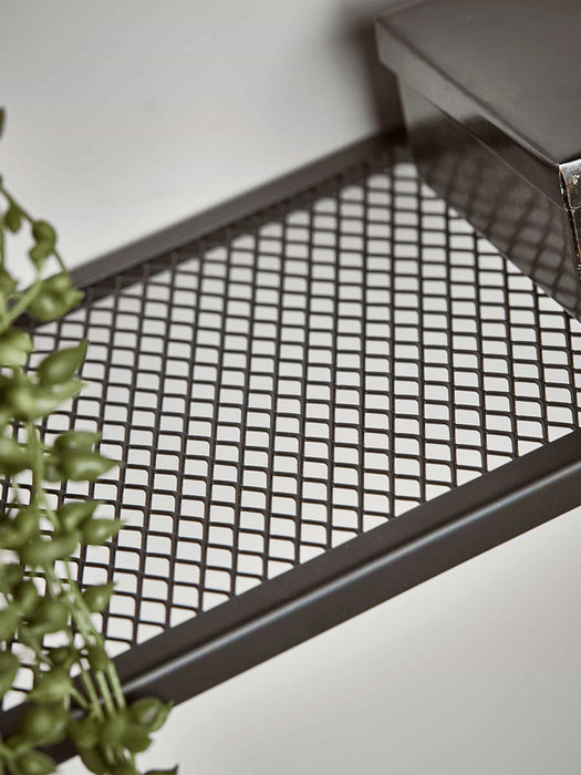 Iron Mesh Wall Shelf