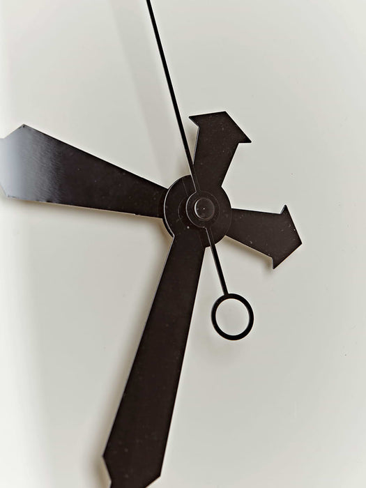 Black Metal Wall Clock