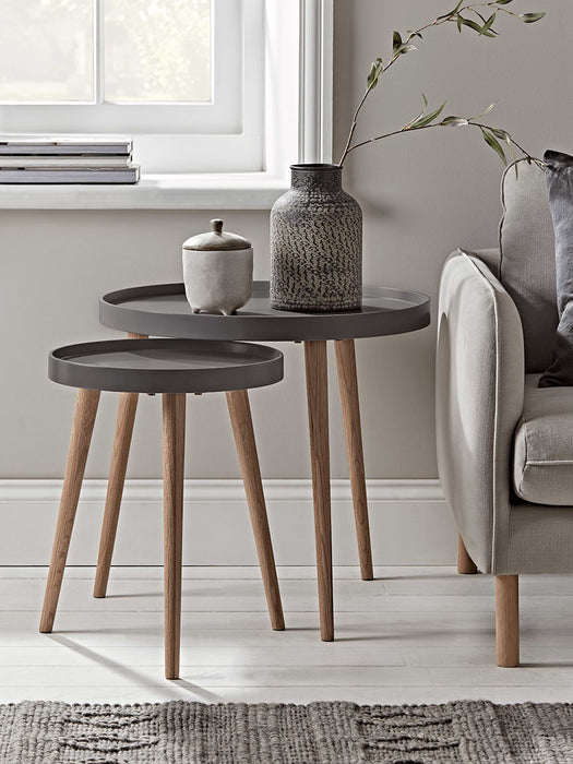 Large Mila Side Table - Charcoal