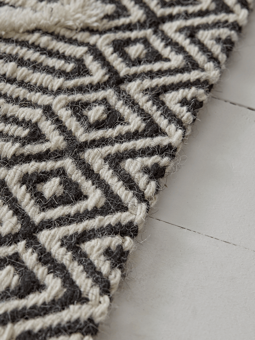 Monochrome Chevron Rug