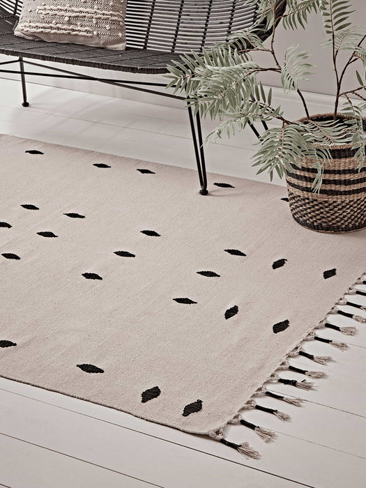 Monochrome Diamond Rug