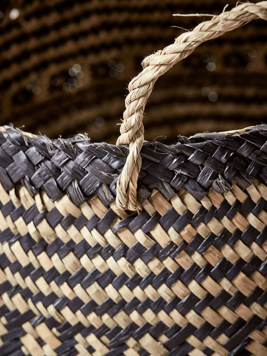 Monochrome Patterned Basket
