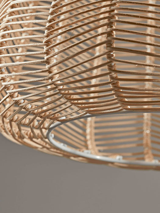 Natural Chevron Rattan Shade