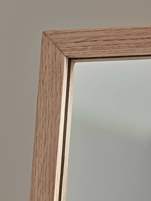 Oak Full Length Standing Mirror