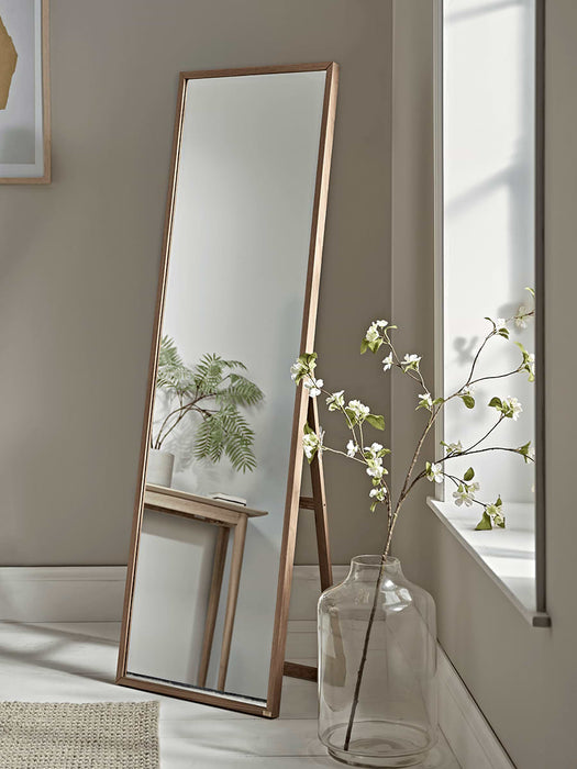 Oak Full Length Standing Mirror