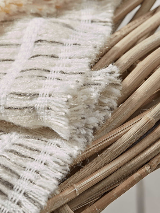 Ombre Striped Throw