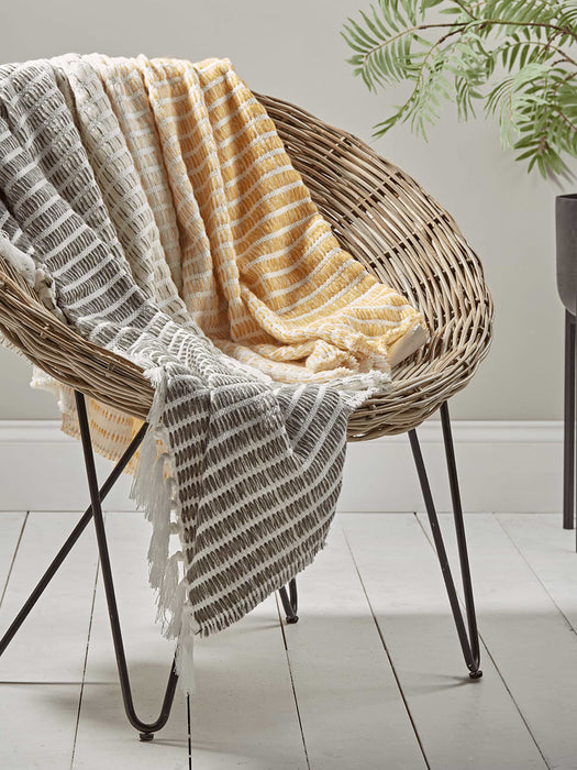 Ombre Striped Throw