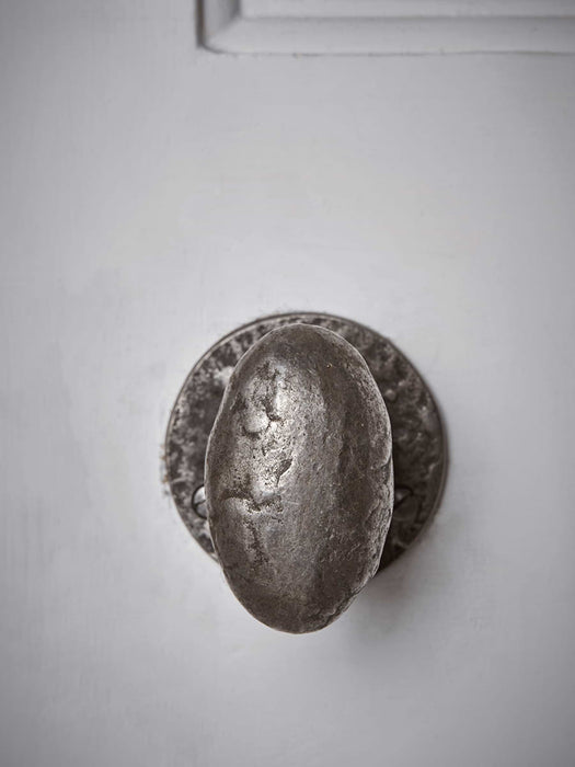 Oval Door Knob - Cast Iron