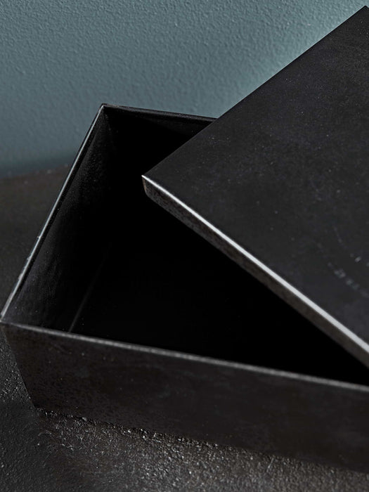 Oxidised Metal Trinket Pot - Large