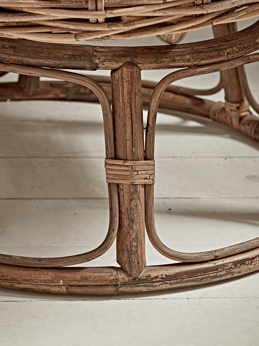 Round Rattan Papasan Chair