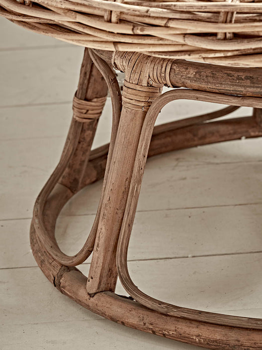 Round Rattan Papasan Chair