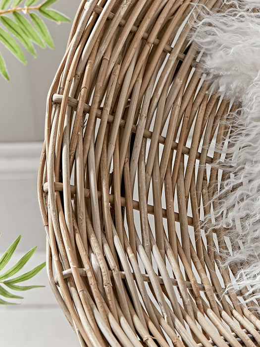 Round Rattan Cone Chair