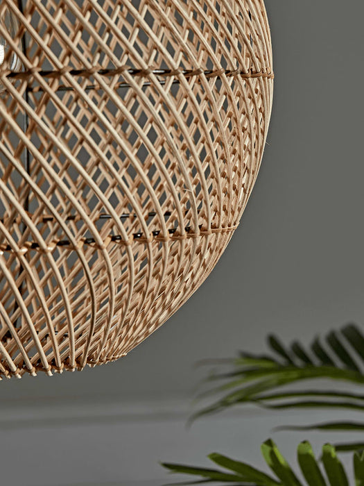 Rattan Teardrop Pendant