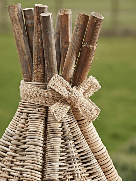Round Rattan Tipi