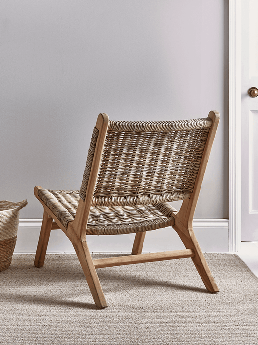 Lounge Chair - Round Rattan