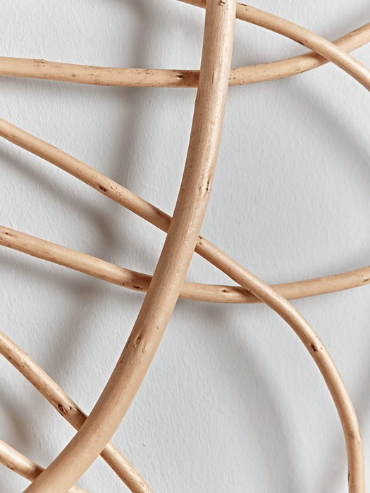 Rattan Looped Mirror