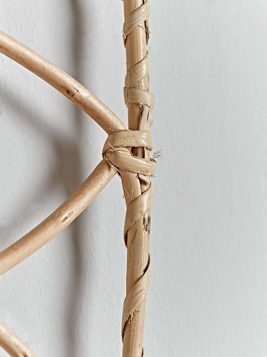 Rattan Looped Mirror