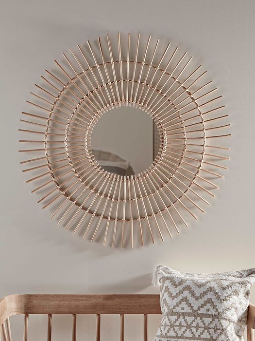 Rattan Sunburst Mirror
