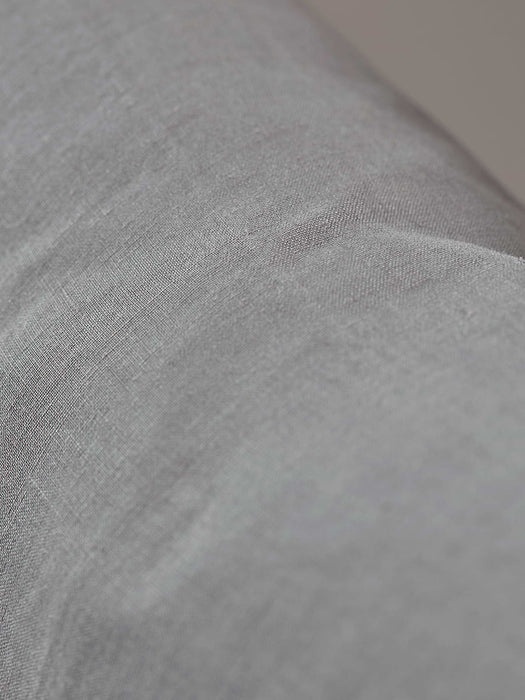 Washed Linen Rectangular Cushion - Smoke Grey