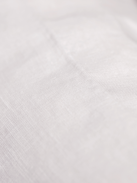 Washed Linen Rectangular Cushion - White