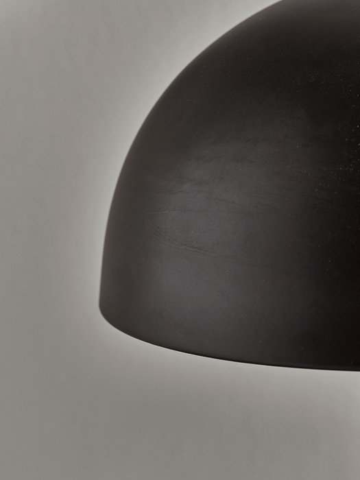 Black & Brass Rounded Desk Lamp