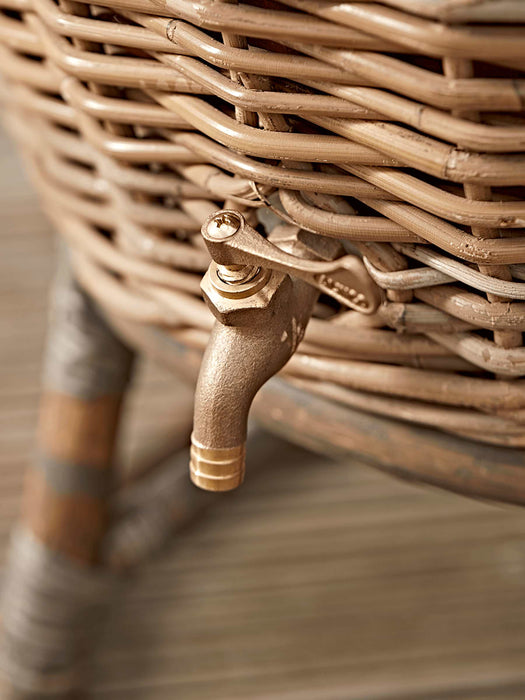 Round Rattan Rain Butt
