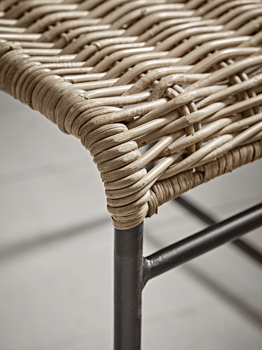 Round Rattan Stacking Chair