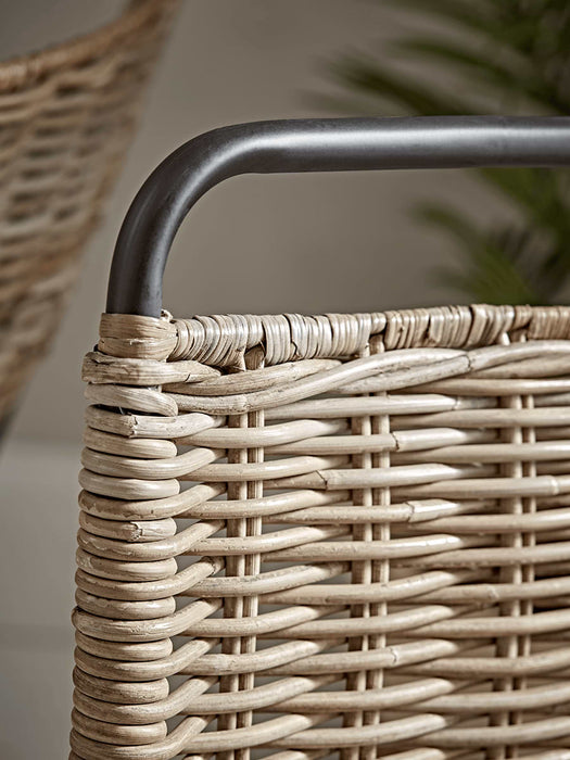 Round Rattan Stacking Chair