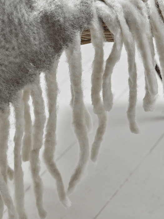 Soft Fringed Throw - Grey