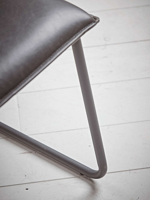 Slim Black Dining Chair