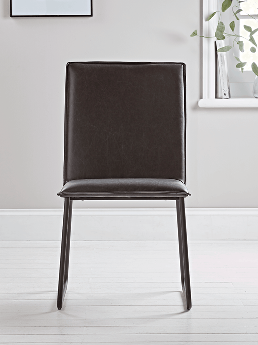 Slim Black Dining Chair