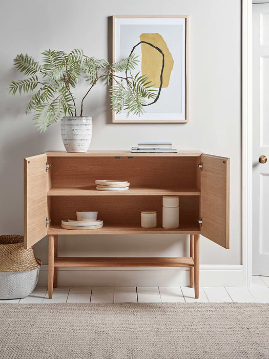 Slim Oak Sideboard